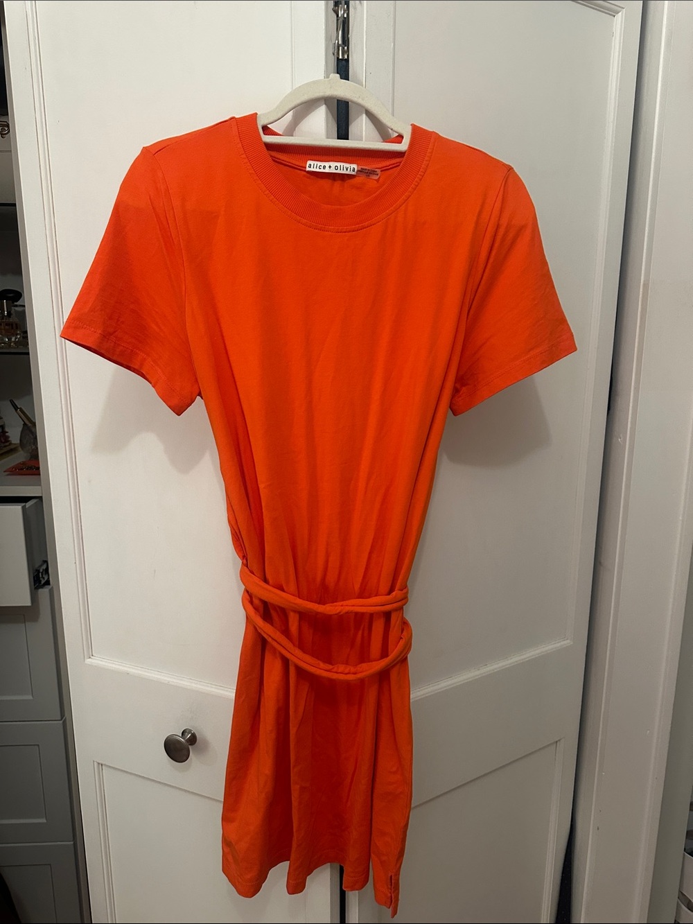 Alice + Olivia wrap t-shirt dress